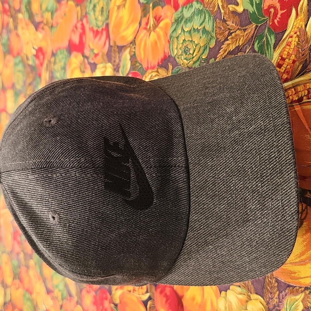 Nike Charcoal Denim Cap Vintage 90s